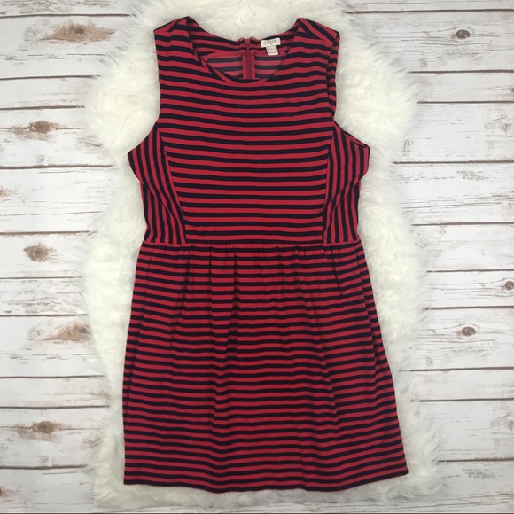 J. Crew Factory Dresses & Skirts - J. Crew Factory Sleeveless Stripe Ponte Dress